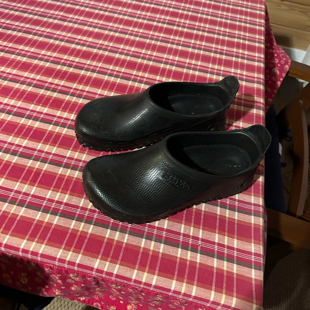 Birkenstock Birdie Black Slip-On Clogs size 38